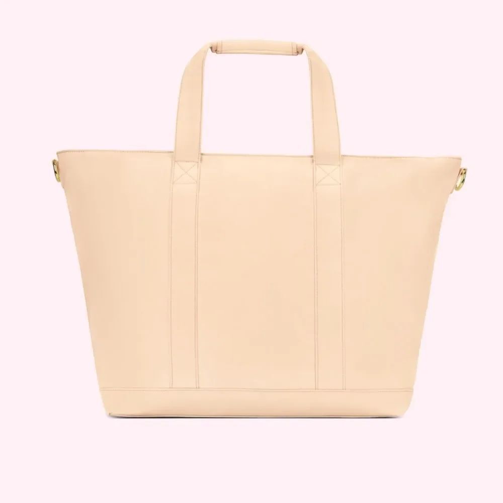 Stoney Clover Lane Large Tote Bag Sand NWT